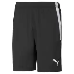 Decathlon teamLIGA voetbalshort voor heren PUMA Black White aanbieding