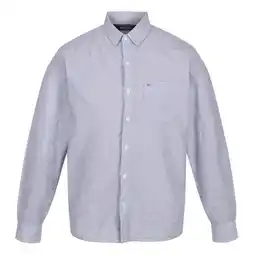 Decathlon Heren Brycen Stripe Shirt met lange mouwen (Tickin) aanbieding