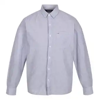 Decathlon Heren Brycen Stripe Shirt met lange mouwen (Tickin) aanbieding