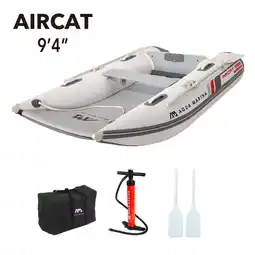 Decathlon Opblaasbare Catamaran AquaMarina AirCat 285cm aanbieding