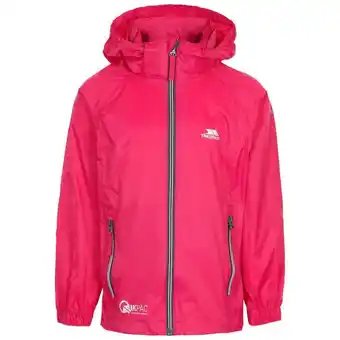 Decathlon Kinderen/Kinderen Qikpac X Unisex Packaway Jacket (Cassis) aanbieding