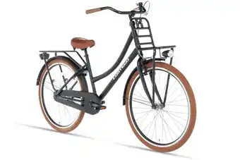 Decathlon Cortego Transporter Meisjesfiets 24 inch - Mat-Zwart - Kinderfiets aanbieding