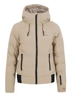 Decathlon Womens Prtalyssumi Snowjacket - vest - 567_bamboobeige - dames - Pisteskiën aanbieding