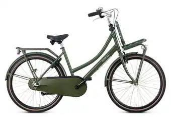 Decathlon Popal Daily Dutch Basic+ N3 - Kinder Transportfiets - 26 Inch - Legergroen aanbieding