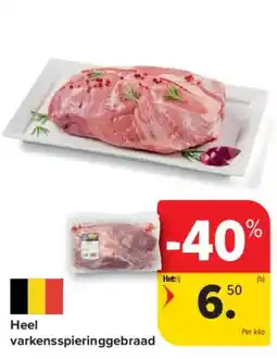 Carrefour Market Heel varkensspieringgebraad aanbieding