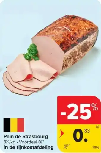 Carrefour Market Pain de Strasbourg aanbieding