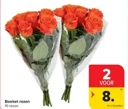 Carrefour Market Boeket rozen aanbieding