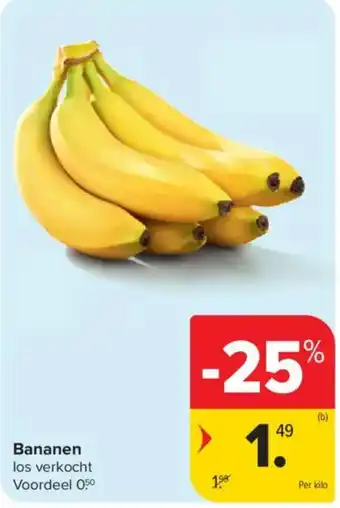 Carrefour Market Bananen aanbieding