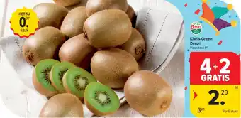 Carrefour Market Kiwi's Green Zespri aanbieding