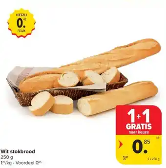 Carrefour Market Wit stokbrood aanbieding