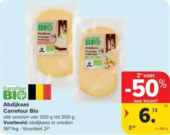 Carrefour Market Abdijkaas carrefour bio aanbieding