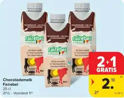 Carrefour Market Chocolademelk fairebel aanbieding