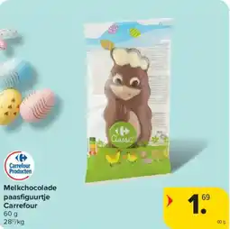 Carrefour Market Melkchocolade paasfiguurtje carrefour aanbieding