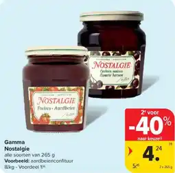 Carrefour Market Gamma Nostalgie aanbieding