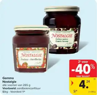 Carrefour Market Gamma Nostalgie aanbieding