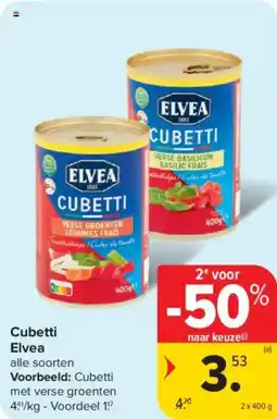 Carrefour Market Cubetti Elvea aanbieding