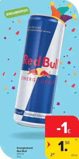 Carrefour Market Energiedrank red bull aanbieding