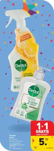 Carrefour Market Gamma dettol aanbieding