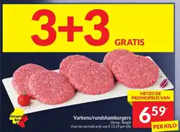 Intermarché Varkens rundshamburgers aanbieding