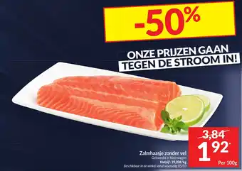 Intermarché Zalmhaasje zonder vel aanbieding