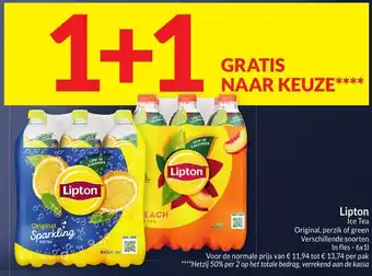 Intermarché Lipton ice tea aanbieding