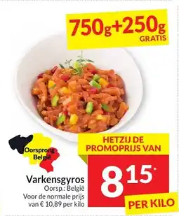 Intermarché Varkensgyros aanbieding