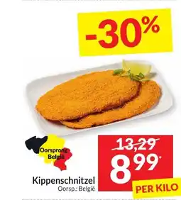 Intermarché Kippenschnitzel aanbieding