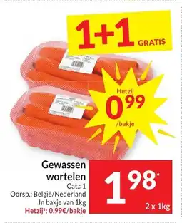 Intermarché Gewassen wortelen aanbieding