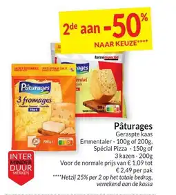 Intermarché Pâturages geraspte kaas aanbieding