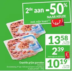 Intermarché Gepelde grijze garnalen aanbieding