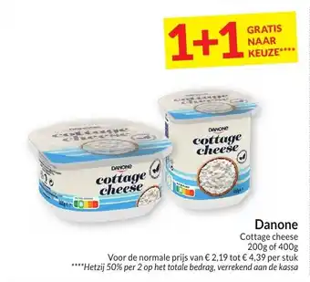 Intermarché Danone cottage cheese aanbieding