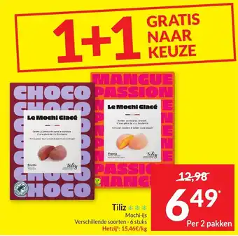 Intermarché Tiliz Mochi-ijs aanbieding