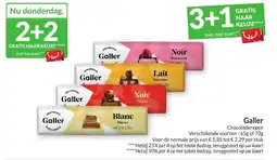 Intermarché Galler chocoladerepen aanbieding