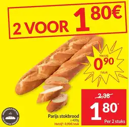 Intermarché Parijs stokbrood aanbieding