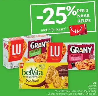 Intermarché LU Grany of Belvita aanbieding