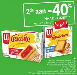 Intermarché LU Cracot, geroosterd brood Heudebert aanbieding