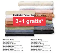 Zeeman Badtextiel Roma, Basic en Heavy aanbieding