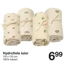 Zeeman Hydrofiele luier aanbieding