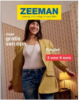 Zeeman Singlet aanbieding