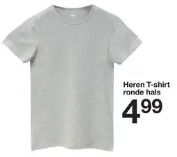 Zeeman Heren T-shirt ronde hals aanbieding