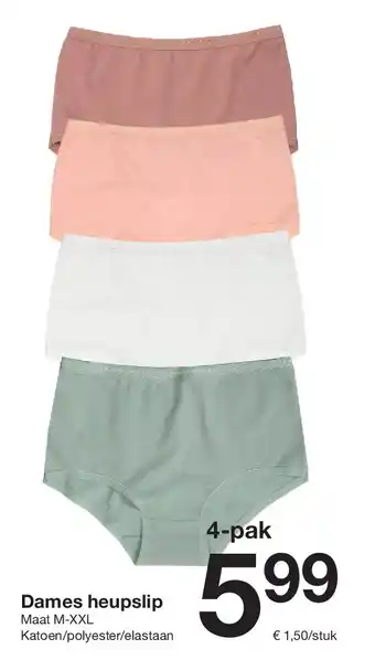 Zeeman Dames heupslip aanbieding