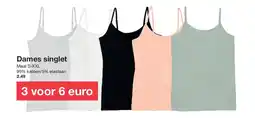 Zeeman Dames singlet aanbieding