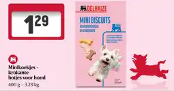 Delhaize Minikoekjes - krokante botjes voor hond aanbieding