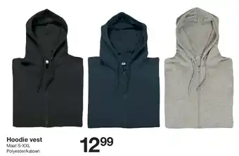 Zeeman Hoodie vest aanbieding