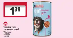 Delhaize Voeding voor volwassen hond aanbieding