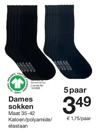 Zeeman Dames sokken aanbieding