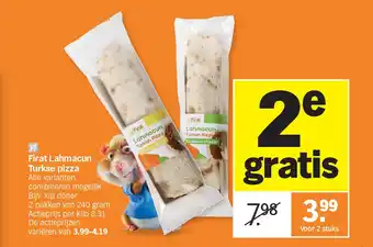 Albert Heijn Firat Lahmacun Turkse pizza aanbieding