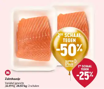 Delhaize Zalmhaasje aanbieding