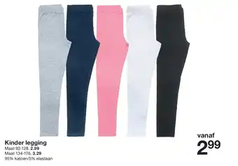 Zeeman Kinder legging aanbieding