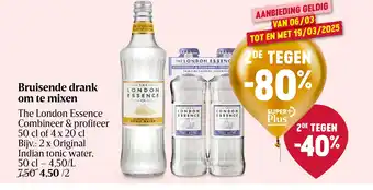 Delhaize Bruisende drank om te mixen aanbieding